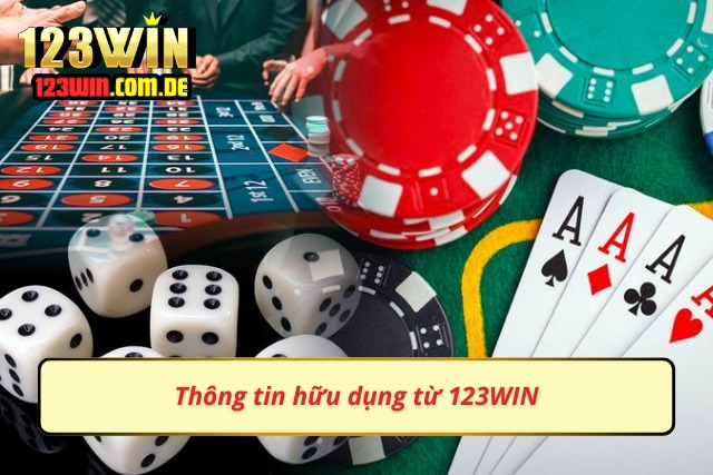 Các phân loại thông tin hữu dụng từ nhà cái 123WIN