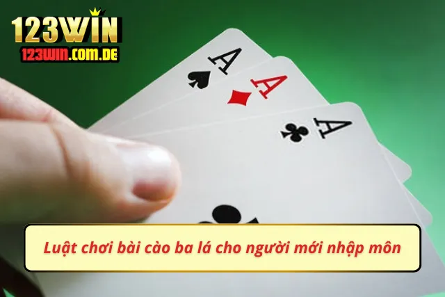 Luật chơi và các quy định khác trong game bài cào ba lá